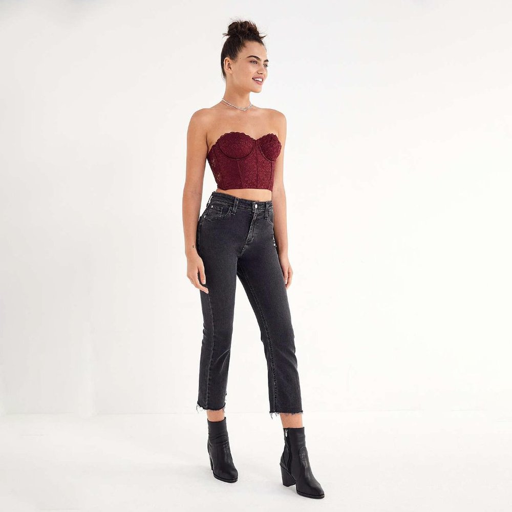 BDG High-rise Cropped Kick Flare Jean